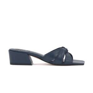Vince Camuto Selaries Block Heel Sandal Navy Size 8 Heeled Sandals
